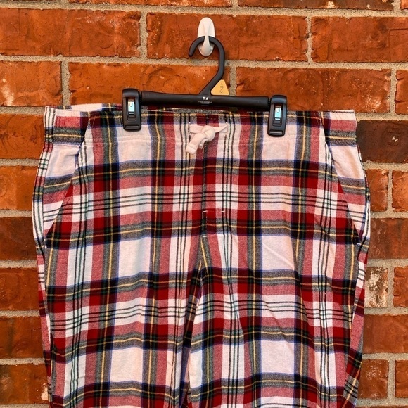 Old Navy Womens Large Red Plaid Pajama Pants - Picture 2 of 8